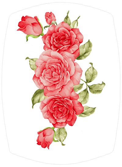 Hamilton (Red Roses) Corner PROOF